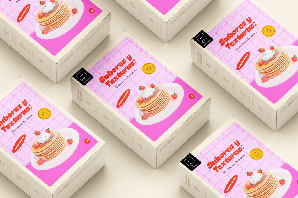 diseño de packaging para un juego sensorial infantil